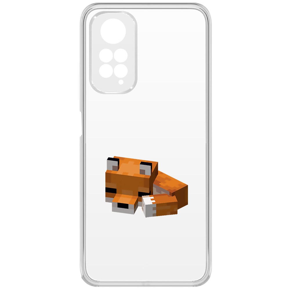 

Чехол-накладка Minecraft-Спящий Лисенок для Xiaomi Redmi Note 11, Прозрачный