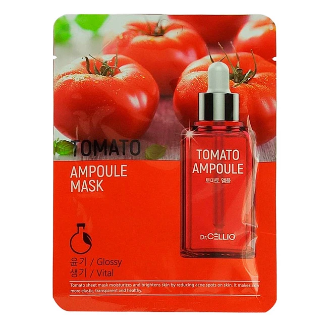 

Маска Dr.Cellio Tomato Ampoule Mask тканевая, 25 мл