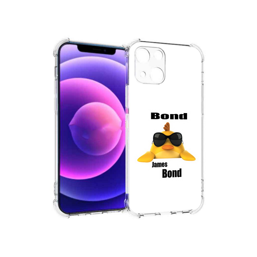 

Чехол MyPads Tocco для Apple iPhone 13 mini бонд (PT162959.608.246), Прозрачный, Tocco