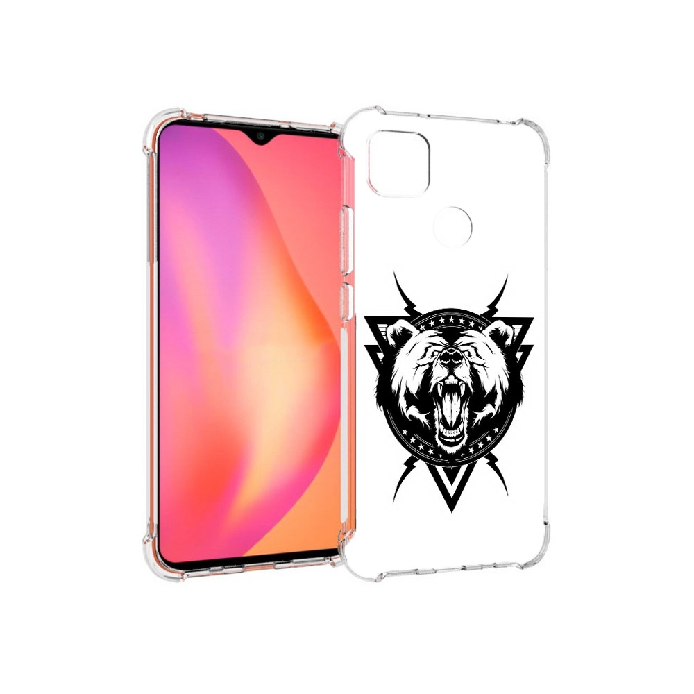 

Чехол MyPads Tocco для Xiaomi Redmi 9C медведь в треугольнике (PT152115.265.464), Прозрачный, Tocco