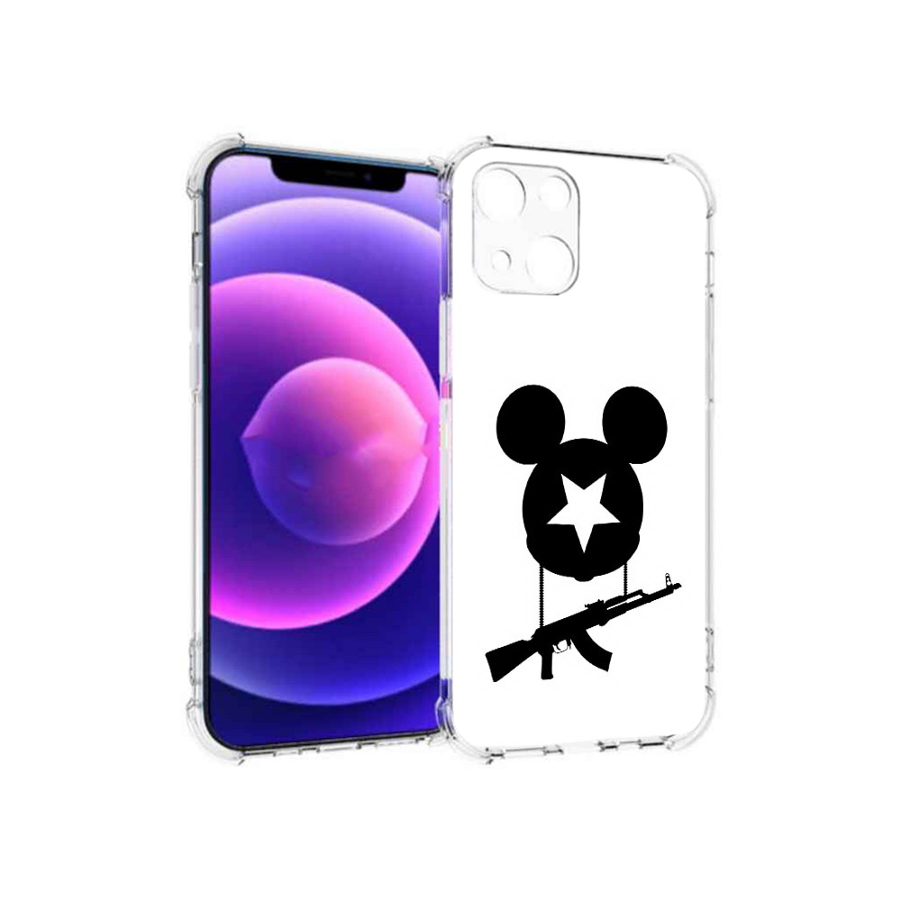 

Чехол MyPads Tocco для Apple iPhone 13 mini АК Микки (PT162959.608.26), Прозрачный, Tocco