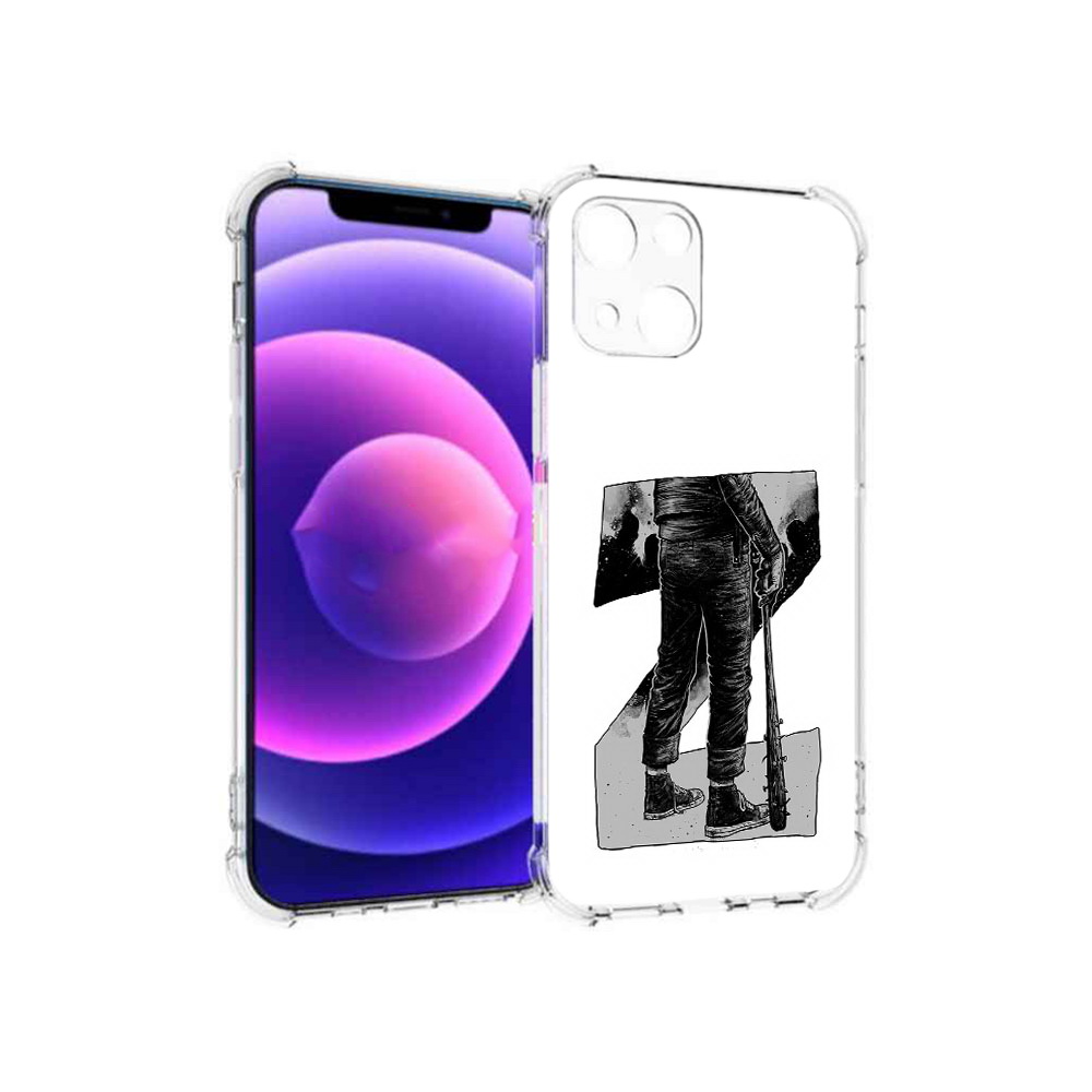 

Чехол MyPads Tocco для Apple iPhone 13 mini воин черно белый (PT162959.608.265), Tocco