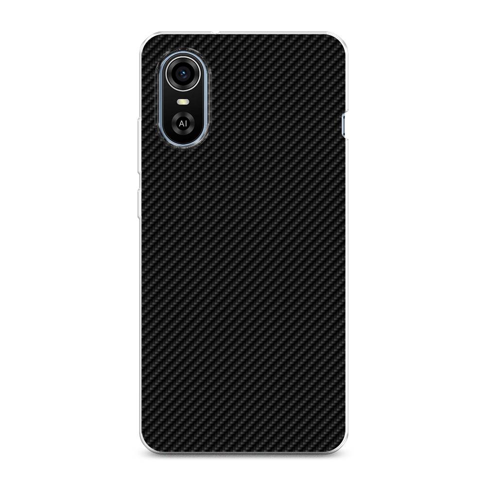 

Силиконовый чехол "Черный карбон" на ZTE Blade A31 Plus, 135750-3