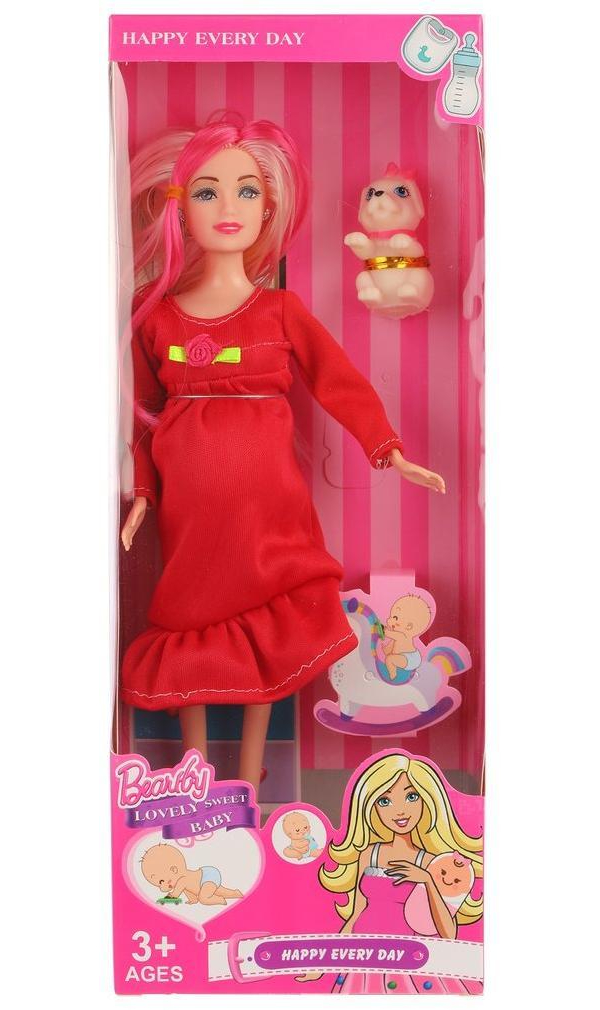 

Кукла Наша Игрушка Будущая мама, 2 предмета