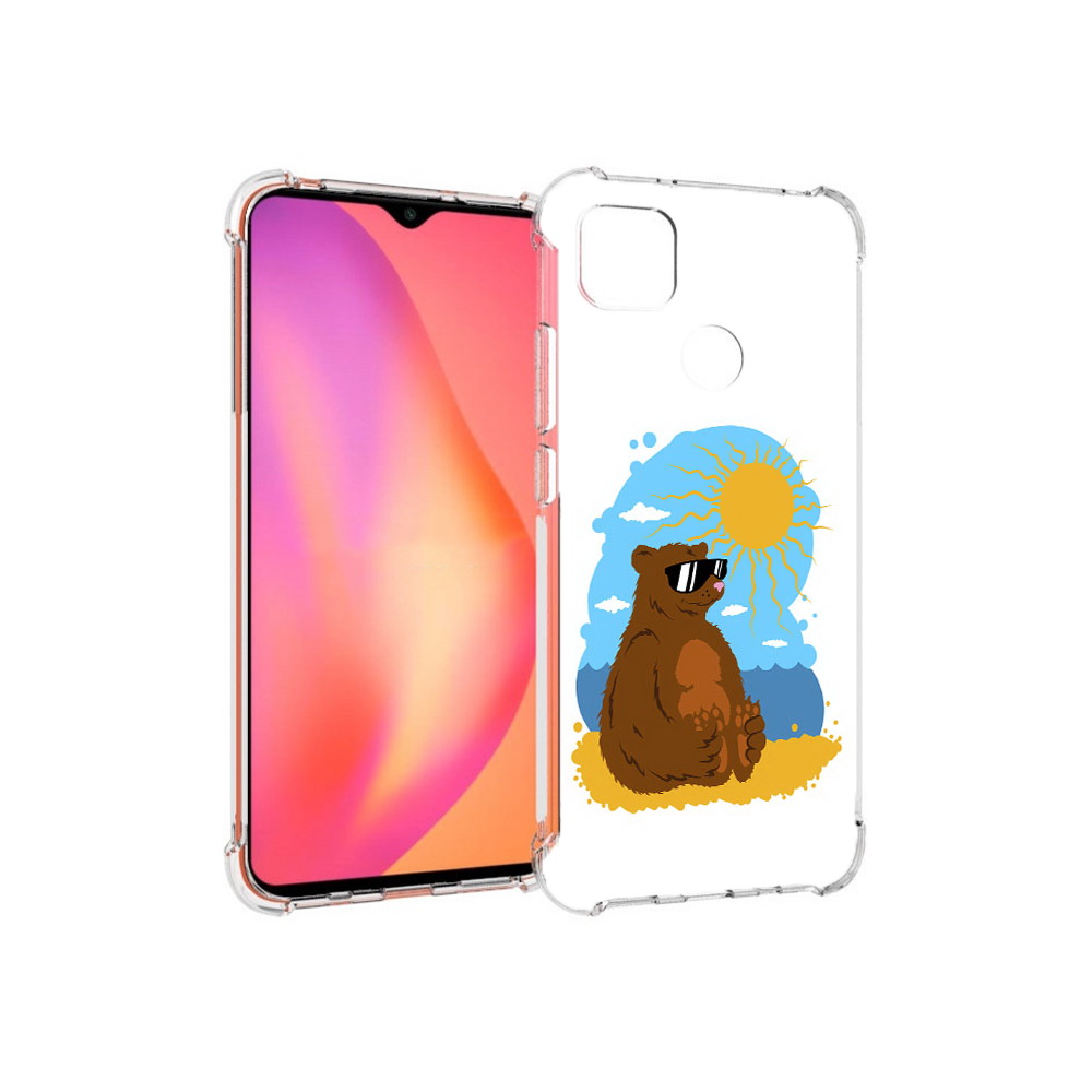 

Чехол MyPads Tocco для Xiaomi Redmi 9C медведь на чиле (PT152115.265.468), Прозрачный, Tocco