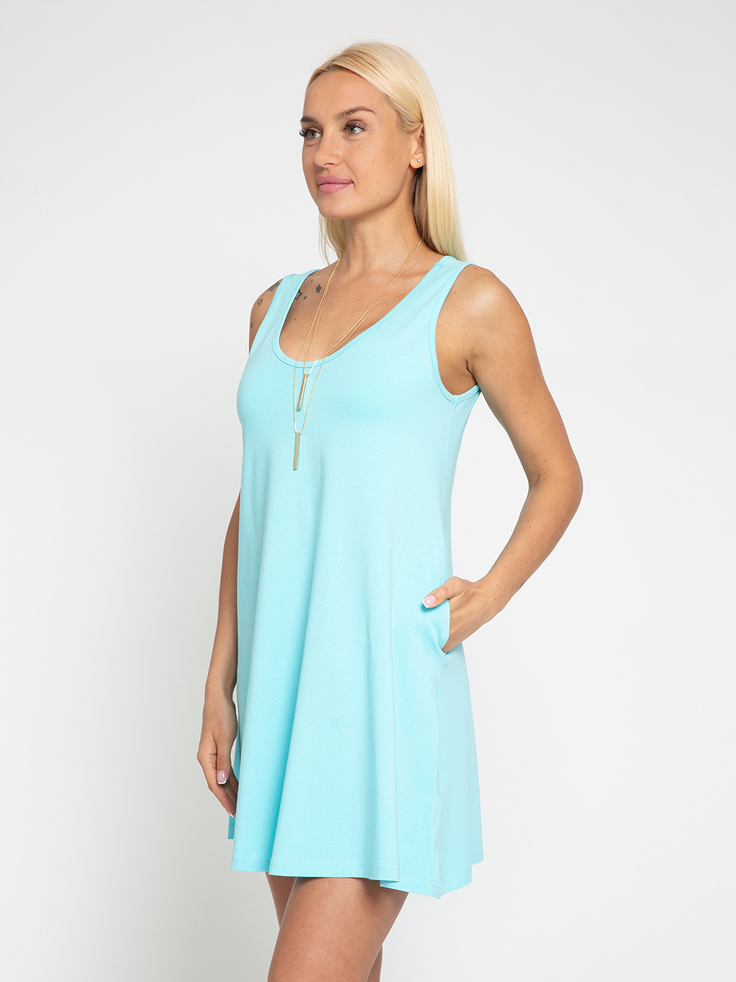 

Сарафан женский Lunarable kelb028_ зеленый S, kelb028_