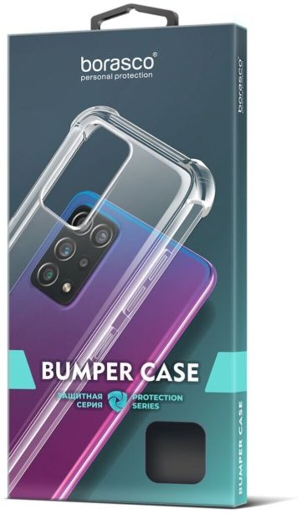 

Чехол BoraSCO Bumper Case для Xiaomi Redmi Note 11 прозрачный