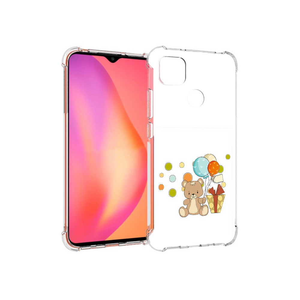 Чехол MyPads Tocco для Xiaomi Redmi 9C медвеженок с подарком (PT152115.265.470)