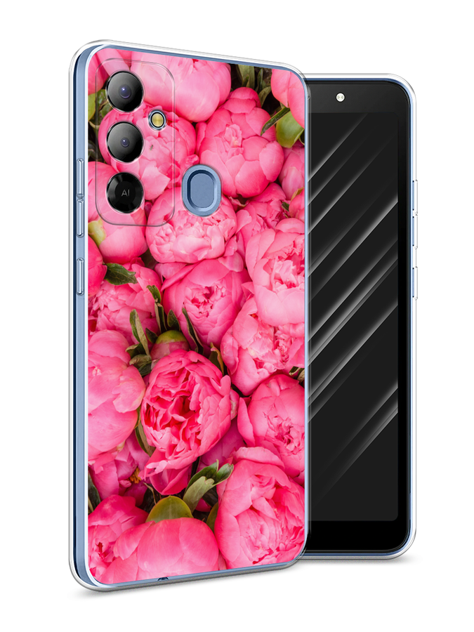 

Чехол Awog на Tecno Pop 6 Go "Прекрасные пионы", Разноцветный, 302950-1