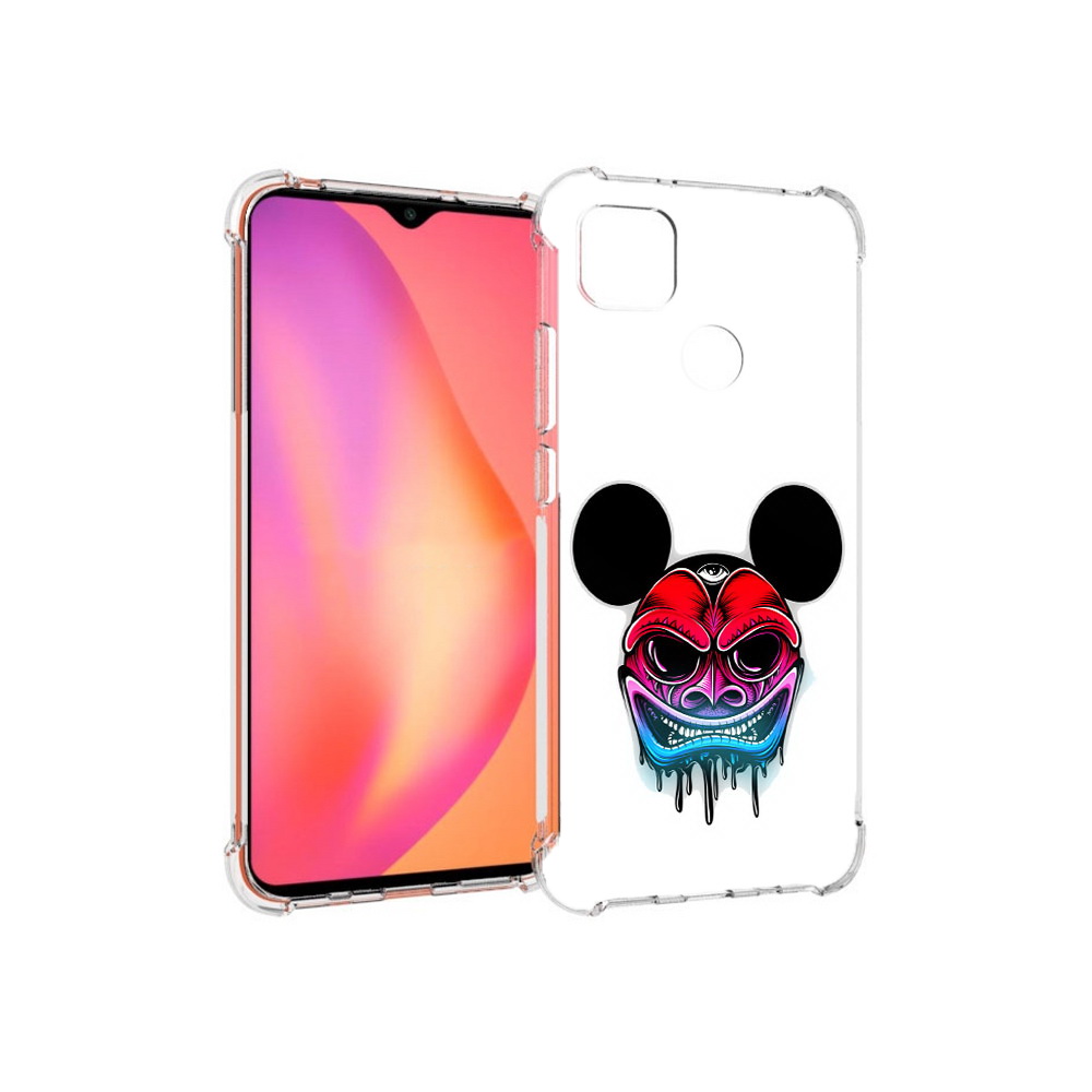 

Чехол MyPads Tocco для Xiaomi Redmi 9C микки в маске (PT152115.265.473), Прозрачный, Tocco