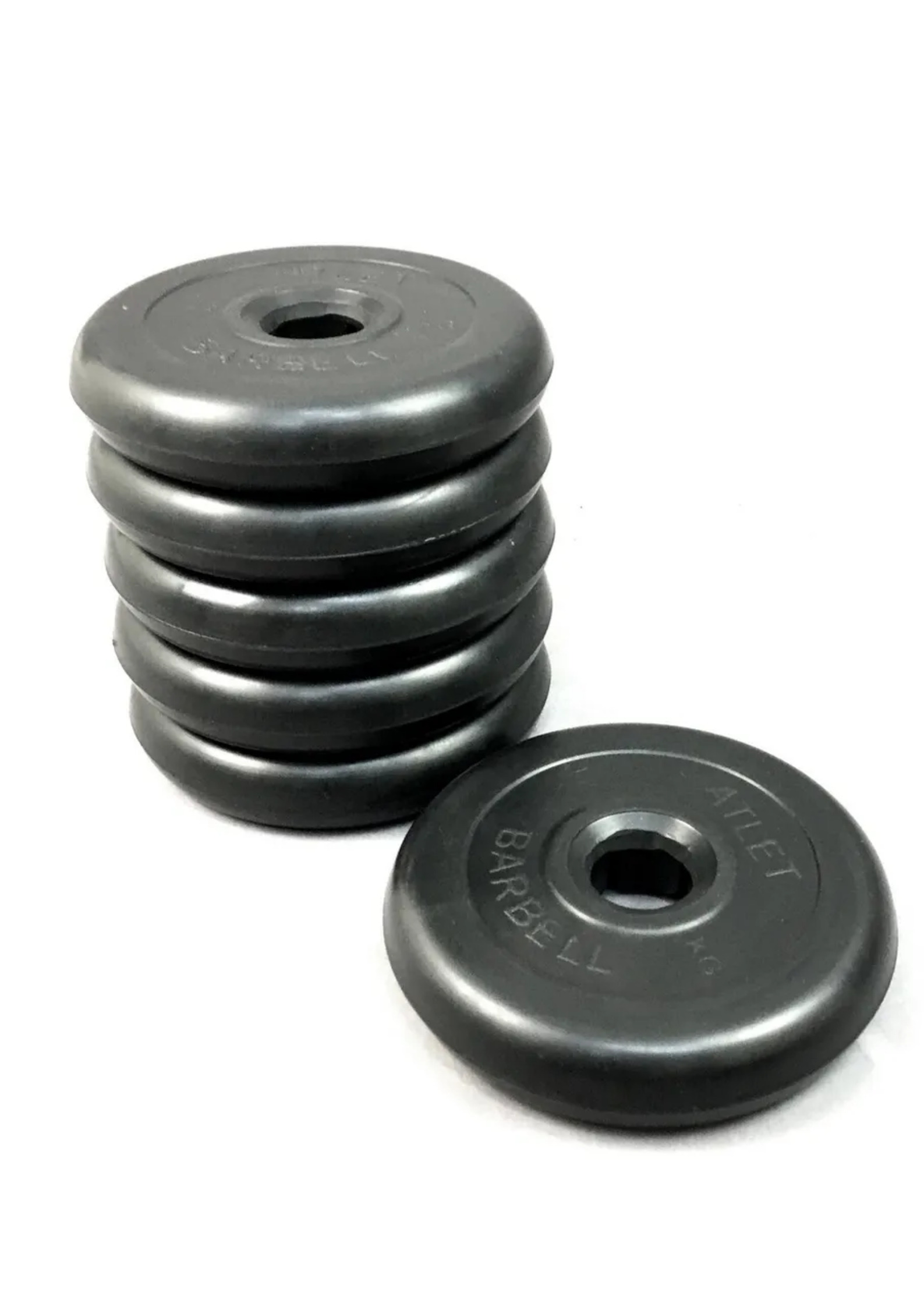 Комплект дисков MB Barbell Atlet 6 шт. по 1,25 кг, 26 мм черный