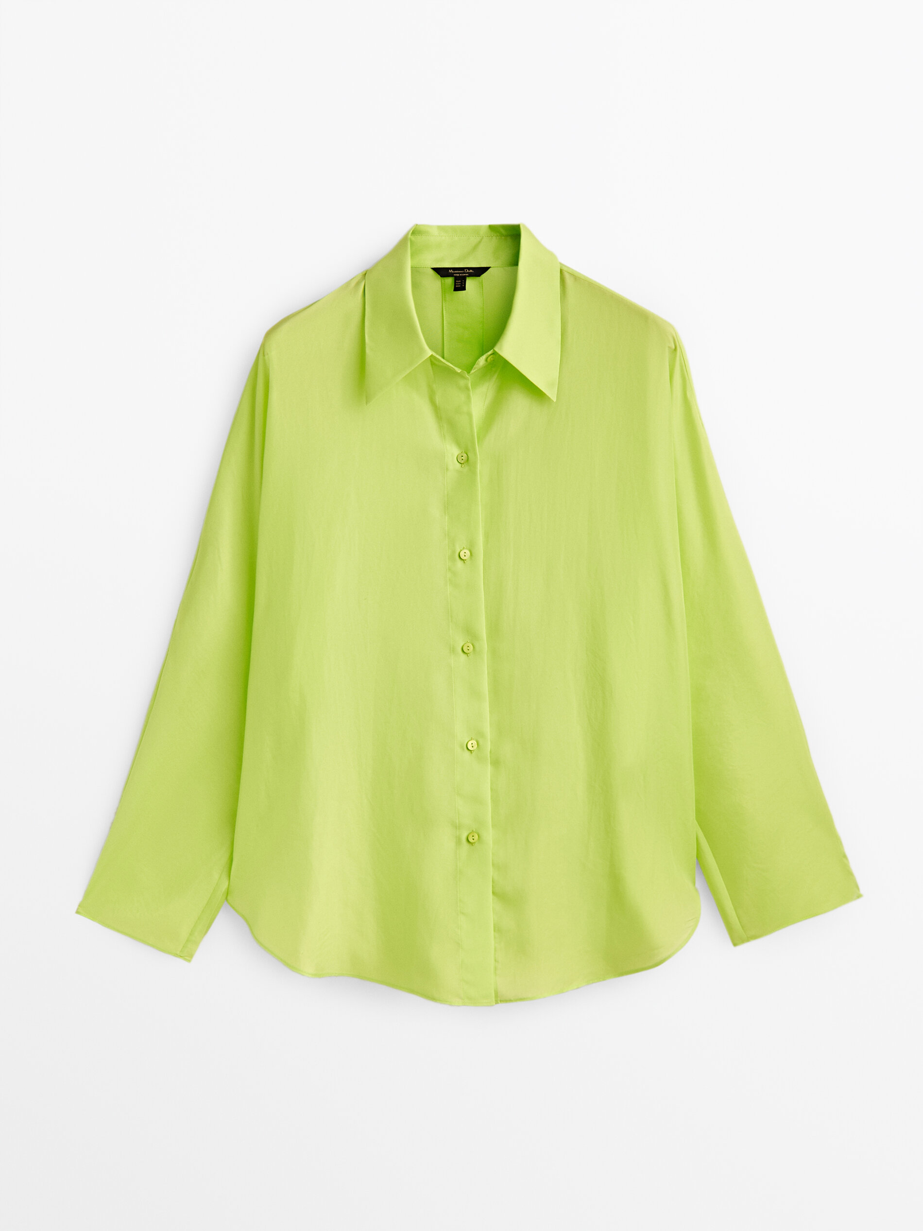 

Блуза женская Massimo Dutti 05148548500 зеленая M, 05148548500
