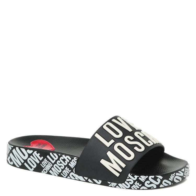 

Шлепанцы женские Love Moschino JA28112G черные 37 EU, JA28112G