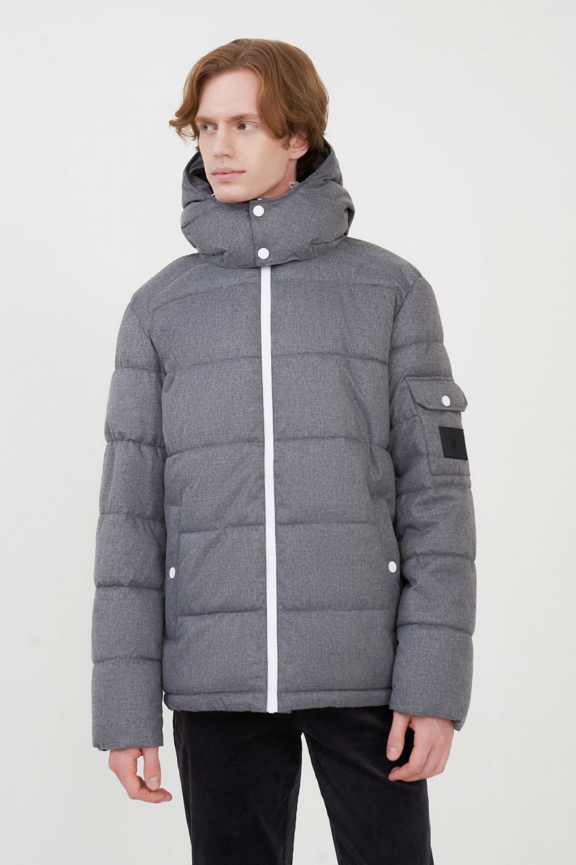 

Зимняя куртка мужская Baon B5423502 серая 2XL, Серый, B5423502
