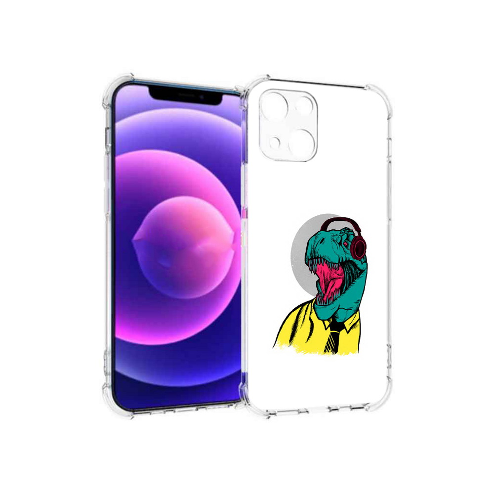 

Чехол MyPads Tocco для Apple iPhone 13 mini дино (PT162959.608.326), Прозрачный, Tocco