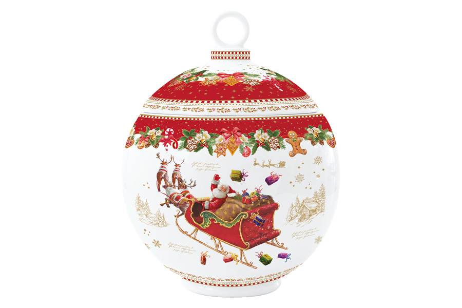 

Банка для печенья Easy Life Новогодние сувениры 18х23см, фарфор (EL-R1097_CHME)