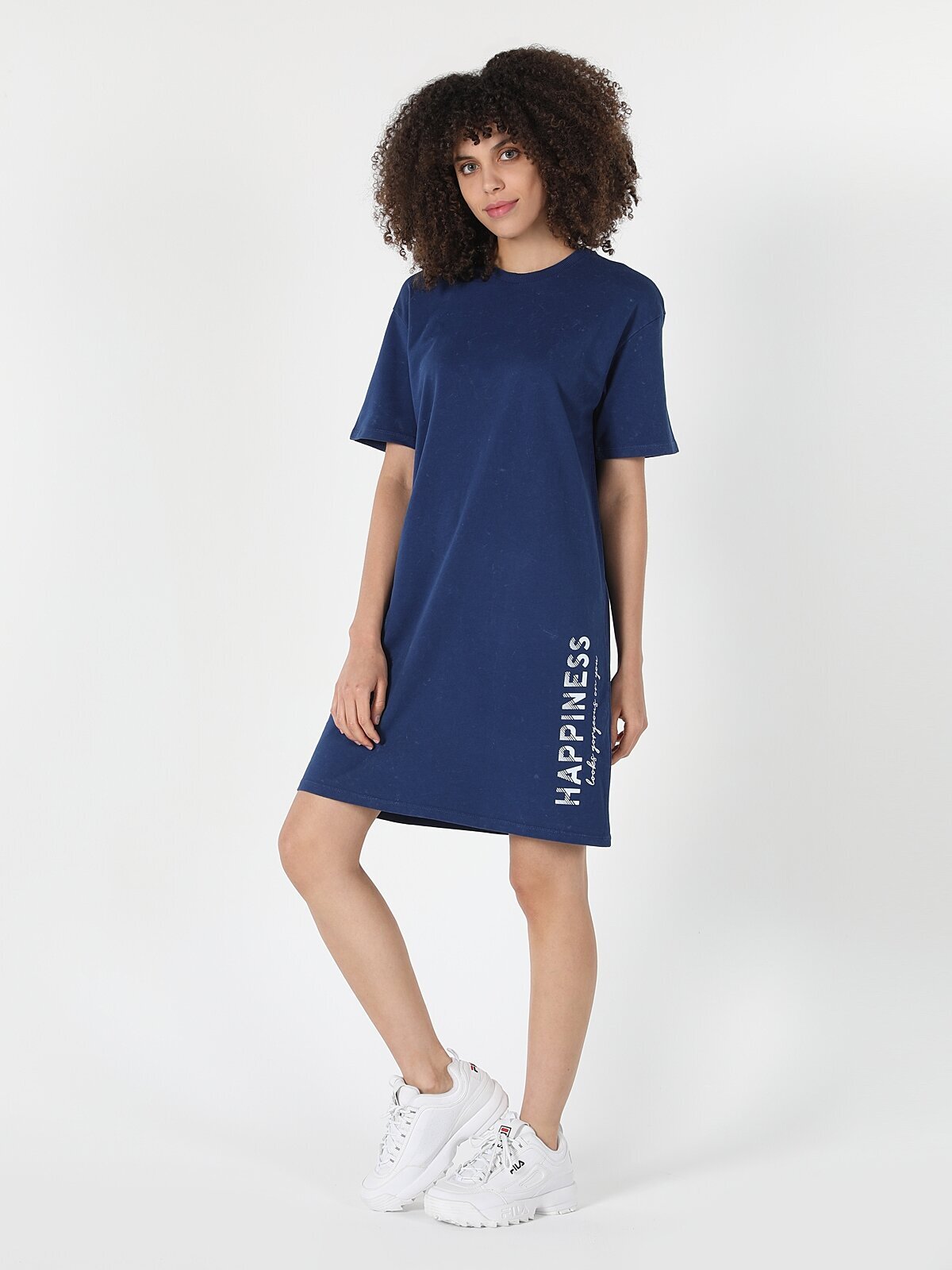 

Платье Colins CL1059080_Q1.V1 синее XS, CL1059080_Q1.V1