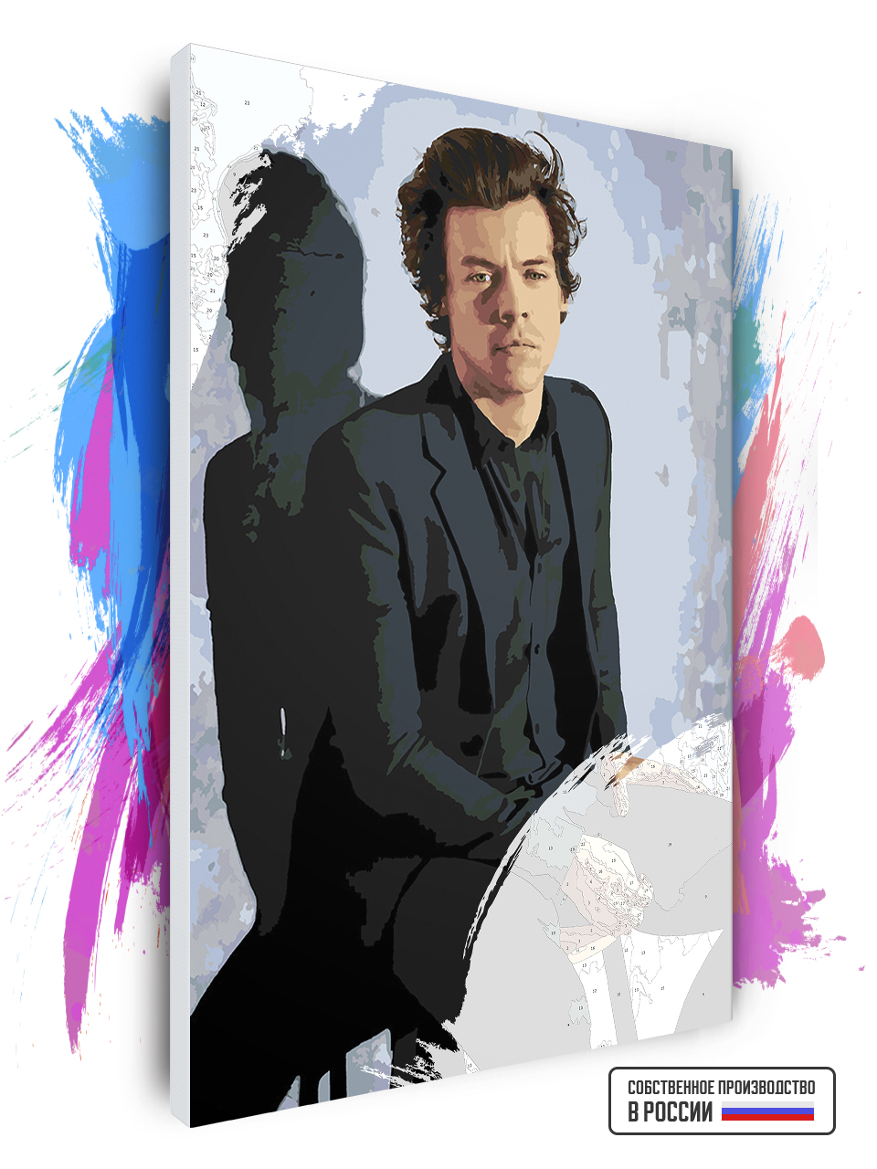 

Картина по номерам Красиво Красим Harry Styles, 80 х 120 см, Harry Styles