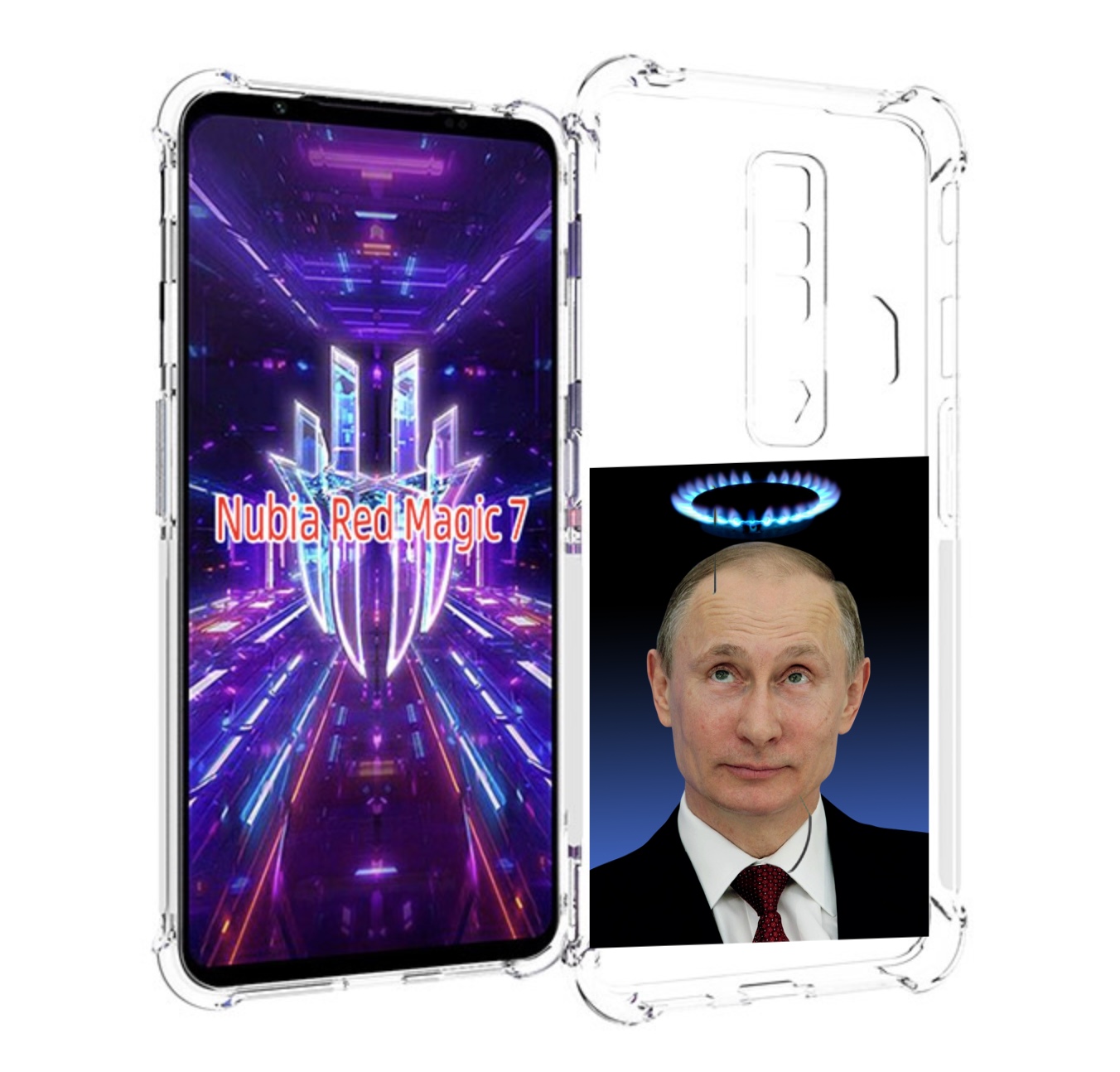 

Чехол MyPads святой газ для ZTE Nubia Red Magic 7, Прозрачный, Tocco