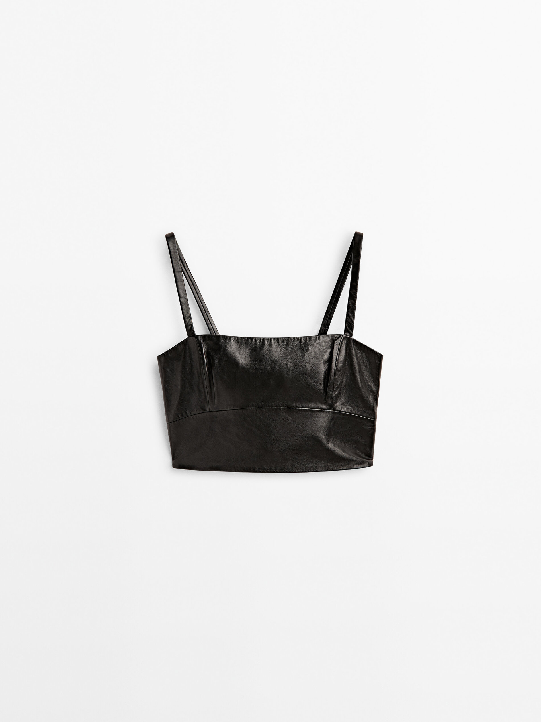 

Топ женский Massimo Dutti 09019951800 черный M, 09019951800