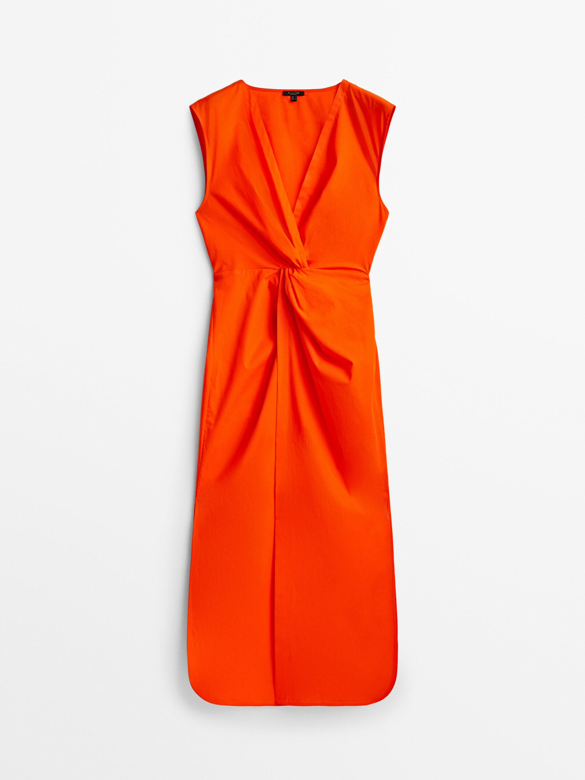 

Платье женское Massimo Dutti 06782857615 оранжевое S, 06782857615