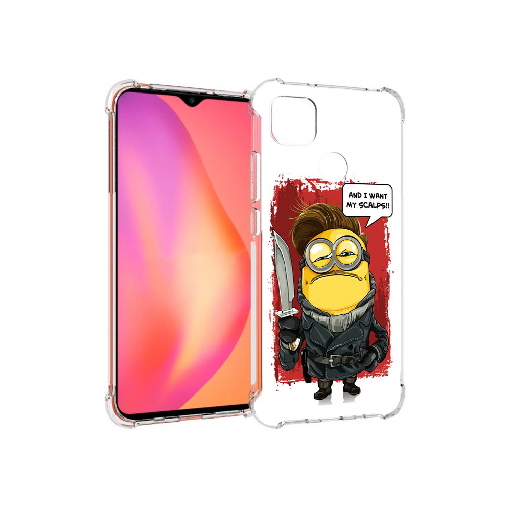 

Чехол MyPads Tocco для Xiaomi Redmi 9C миньон убийца (PT152115.265.477), Прозрачный, Tocco