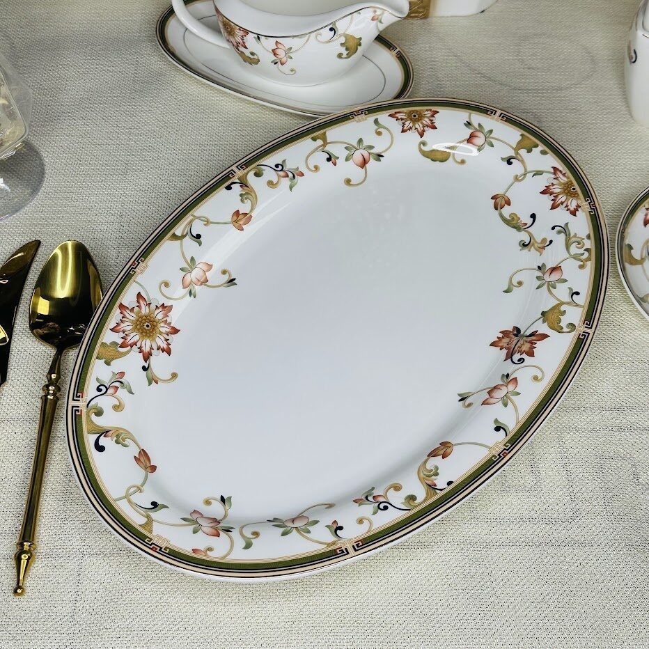 

Овальное блюдо 35,5 см. КАССИОПЕЯ Костяной фарфор Lenardi (177978), 145-388