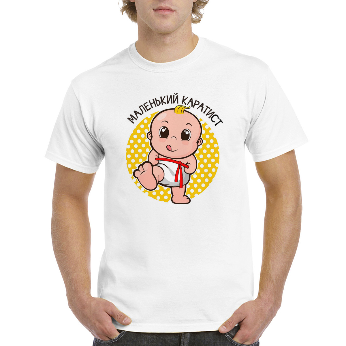 

Футболка женская CoolPodarok M0113504 белая 52 RU, Белый, M0113504