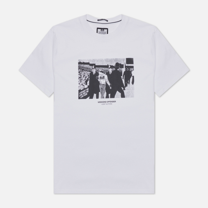 

Футболка мужская Weekend Offender PTAW2203-WHT белая XL, PTAW2203-WHT