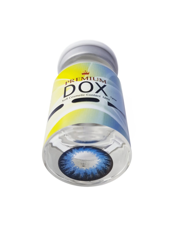 Купить Цветные контактные линзы DOX A2011 BLUE -1.5, 8, 6, 14, 2 1 шт.