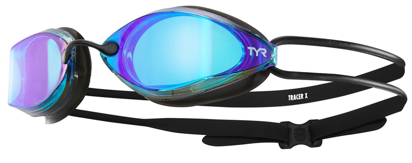 фото Очки tyr tracer-x racing mirrored, lgtrxm/422, голубой