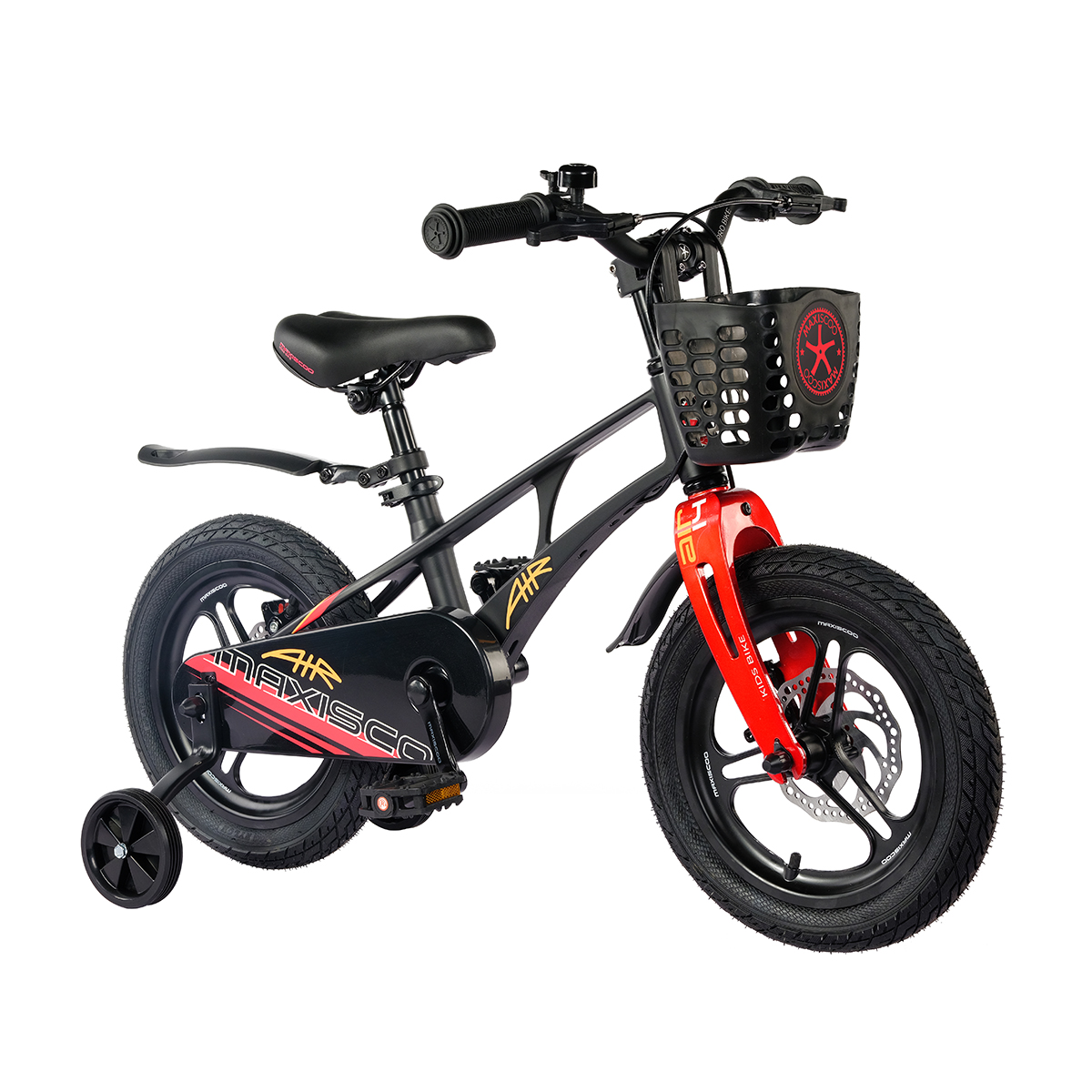 

Детский велосипед MAXISCOO Air 14 Pro 2024 черный матовый