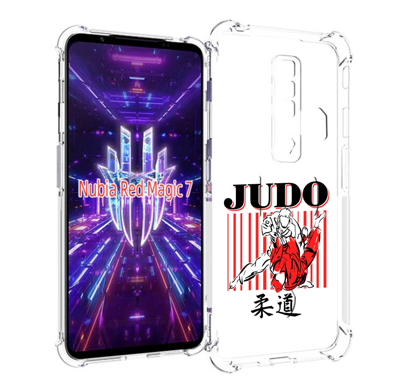 

Чехол MyPads Дзюдо для ZTE Nubia Red Magic 7, Прозрачный, Tocco