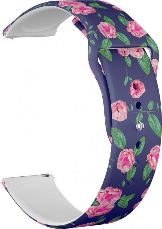 

Ремешок силиконовый Sport Band 22 для Elari KidPhone 2 (Дизайн 17), Белый