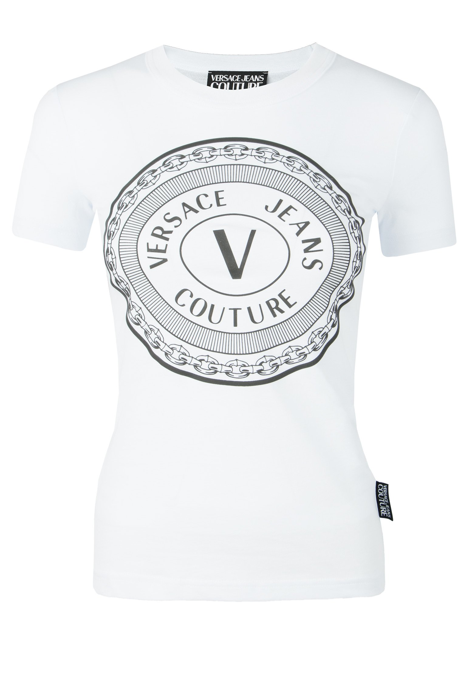 

Футболка женская Versace Jeans Couture 121609 белая S, Белый, 121609