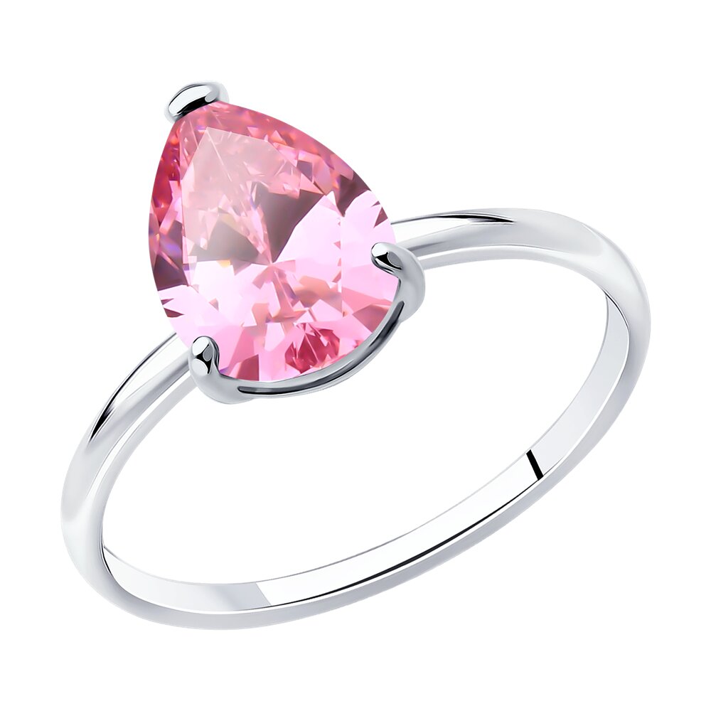 

Кольцо из серебра р. 19,5 SOKOLOV 94014206, фианит, 94014206
