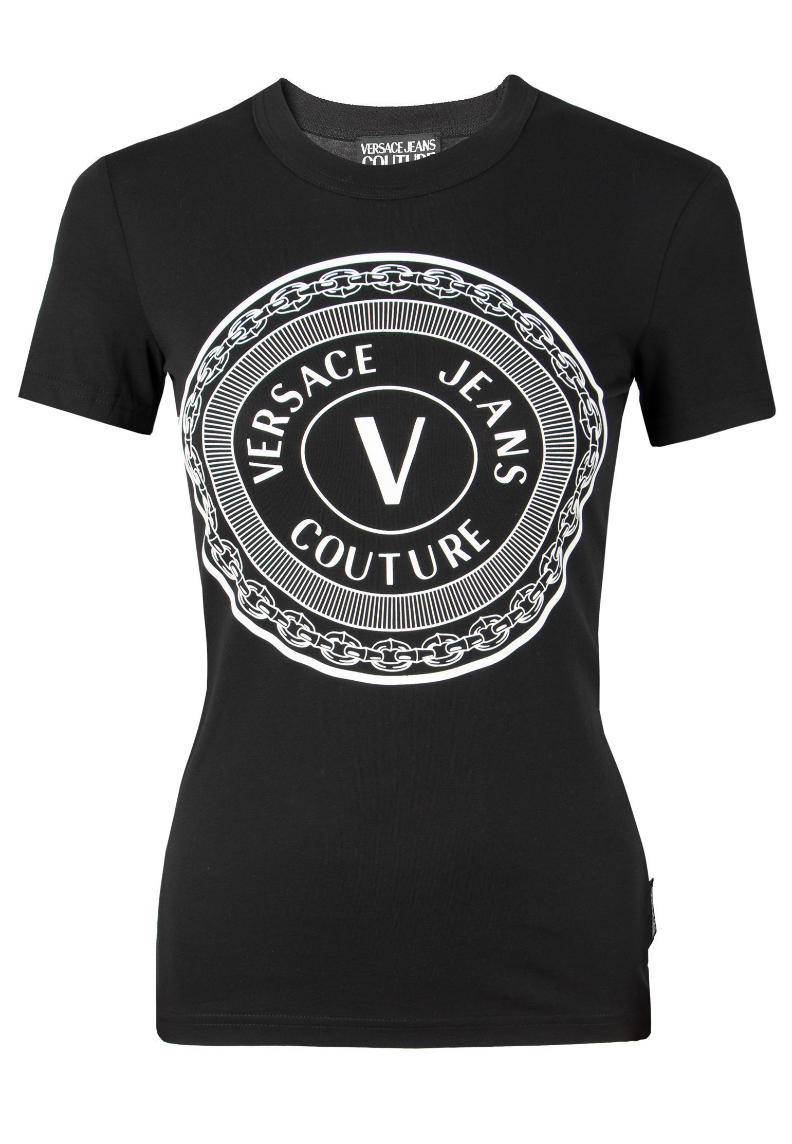 

Футболка женская Versace Jeans Couture 121610 черная XS, Черный, 121610