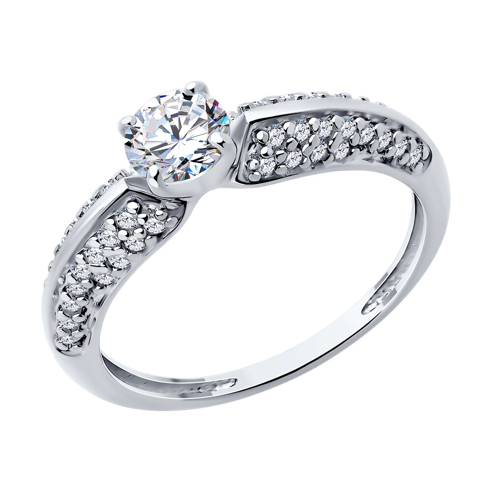 

Кольцо из серебра р. 16 Diamant 94-110-02130-1, фианит, 94-110-02130-1