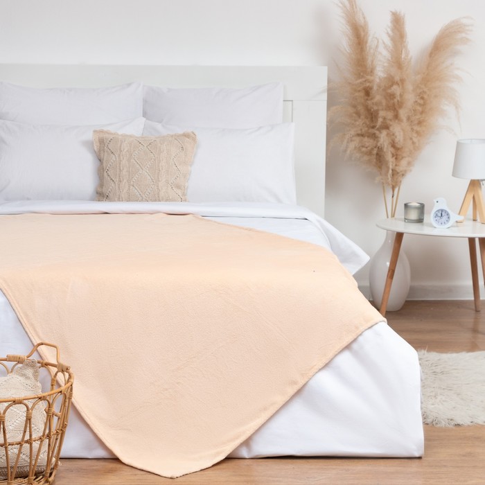 

Этель Плед Этель, 175х200 см, цвет молочный