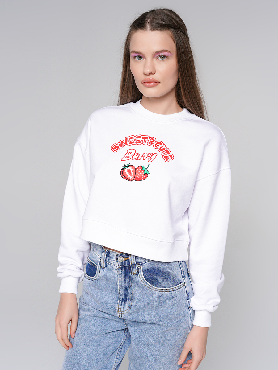 

Свитшот женский ТВОЕ 92813 белый XL, 92813