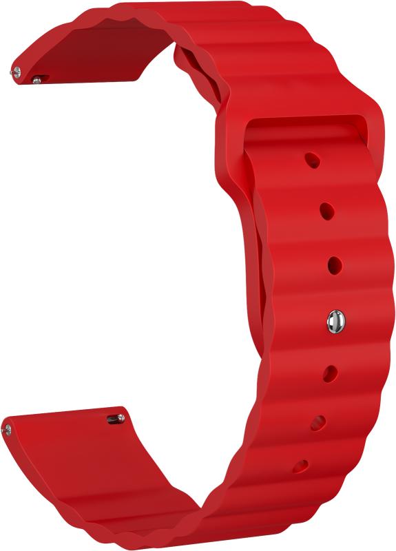 

Ремешок силиконовый Dump 22 для Elari KidPhone 4G (Красный)