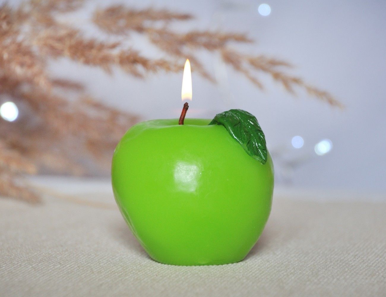 Декоративная свеча ручной работы АмиПлюшки Фруктовый Микс Q14, 3 см, SV300-E24