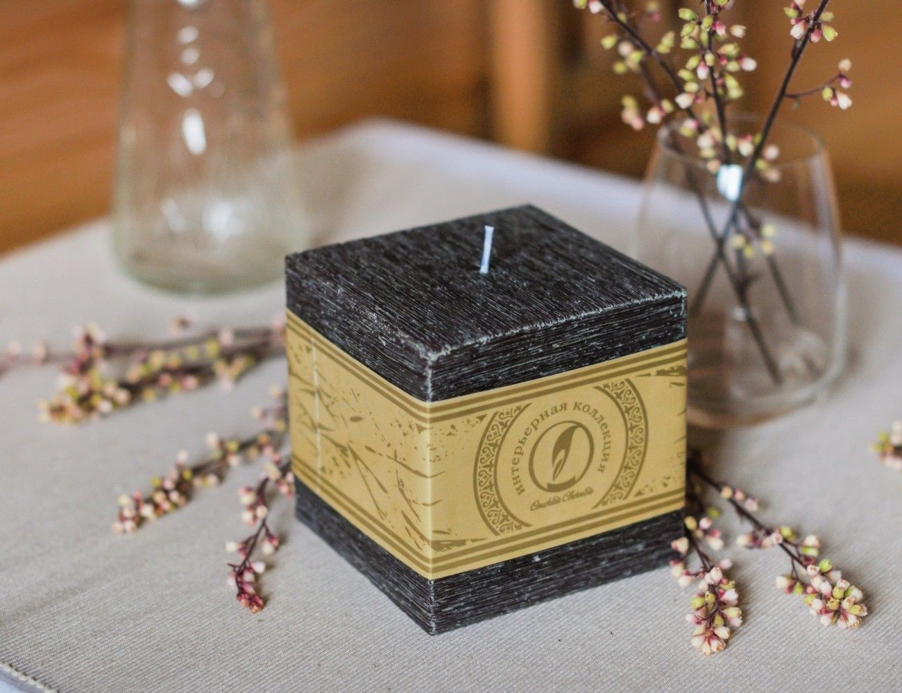Декоративная свеча ручной работы АмиПлюшки Фруктовый Микс Q15, 3 см, SV300-E25