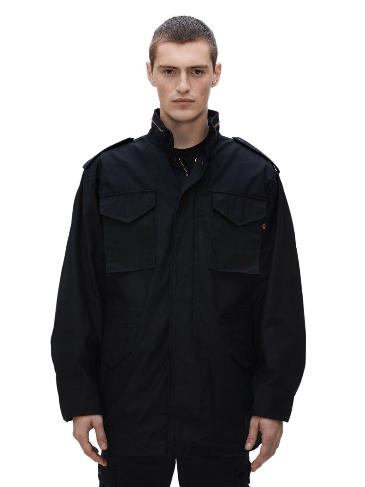 

Куртка мужская Alpha Industries M-65 черная S, Черный, M-65