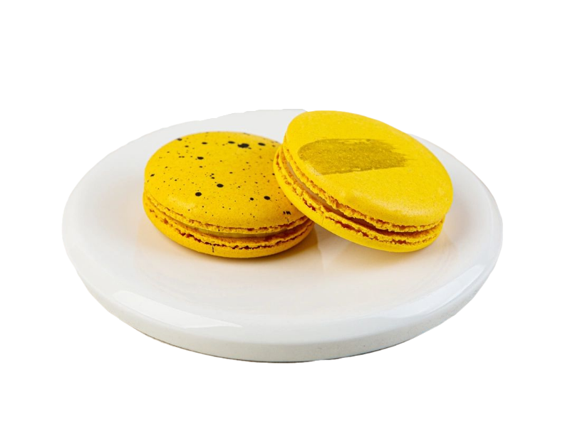 Пирожное ВкусВилл Дабл-макарон Ассорти мандарин-манго-маракуйя 2 шт