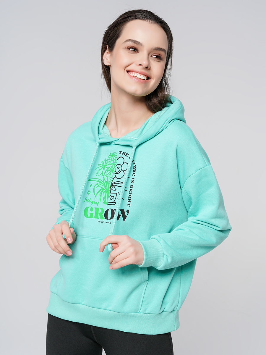 

Худи женское ТВОЕ 92774 зеленое XL, 92774