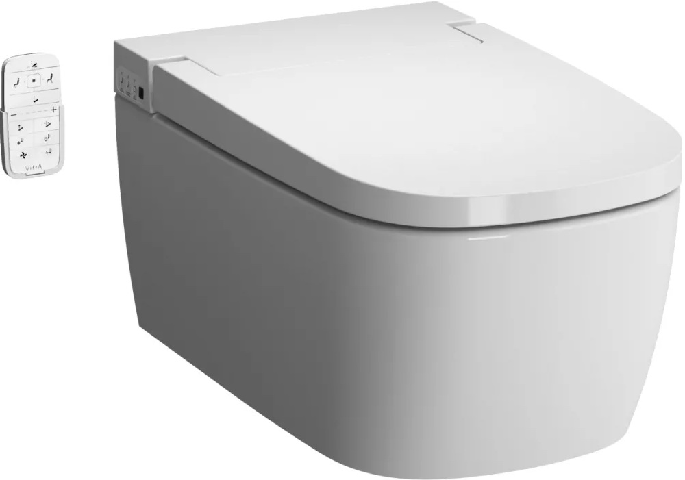 

Унитаз подвесной Vitra V-Care 5674B003-6194 Comfort с функц. биде, подогрев, белый