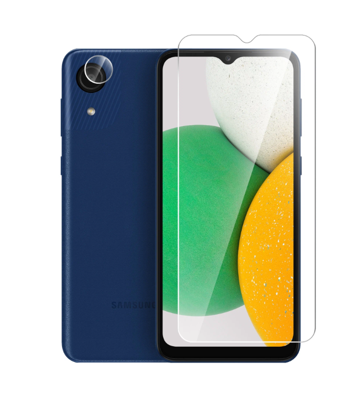 

Защитное стекло (Экран+Камера) BoraSCO Hybrid Glass для Samsung Galaxy A03 Core