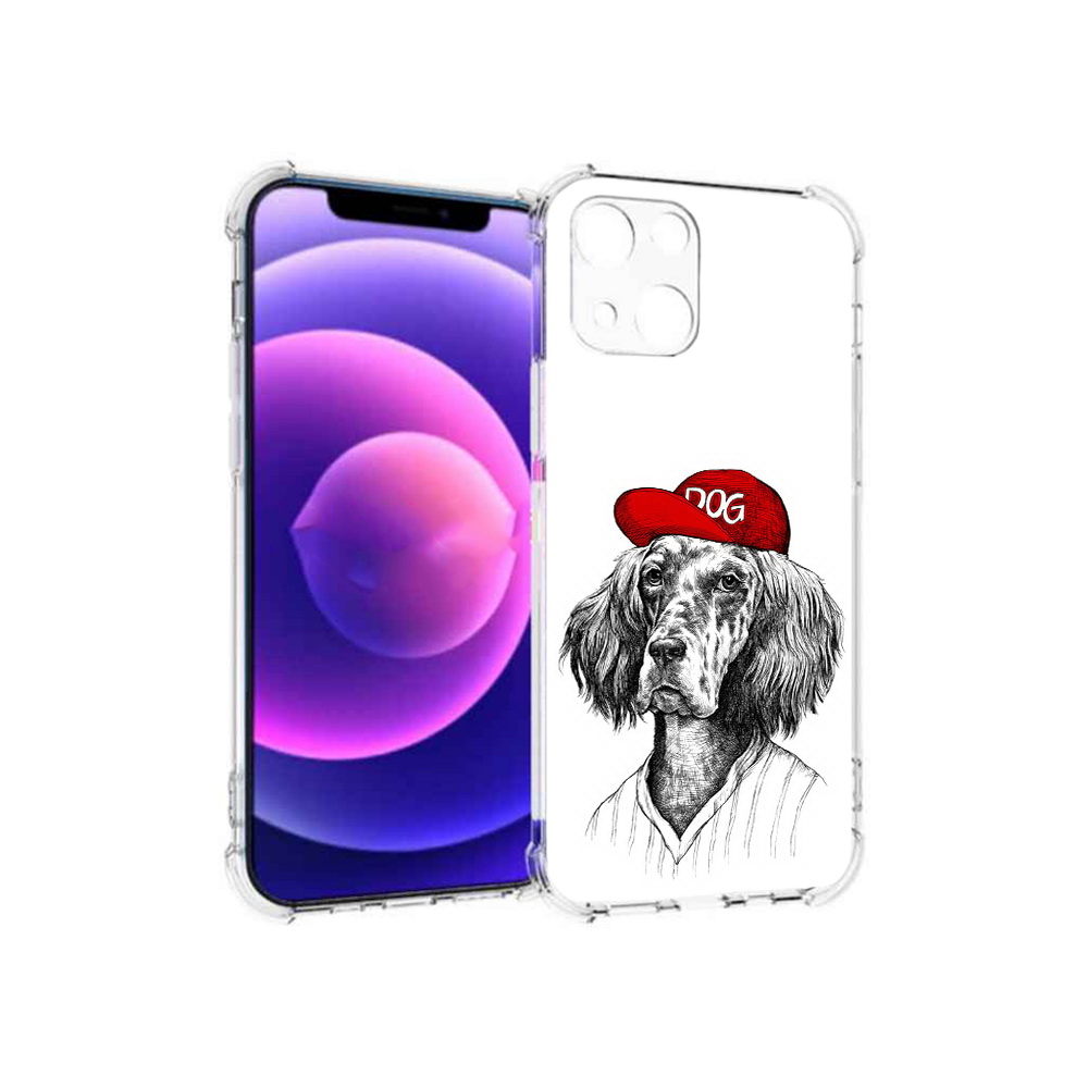 

Чехол MyPads Tocco для Apple iPhone 13 mini дог (PT162959.608.333), Прозрачный, Tocco