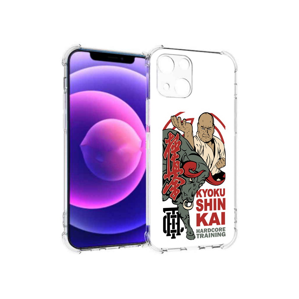 

Чехол MyPads Tocco для Apple iPhone 13 mini единоборства рисунок (PT162959.608.343), Прозрачный, Tocco